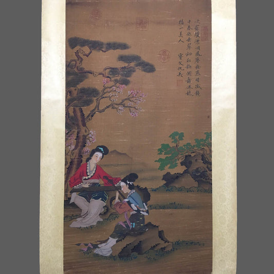 仇英中堂仕女畫 - 九州墨閣