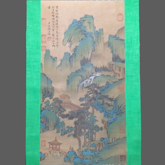 趙孟頫中堂山水畫 - 九州墨閣