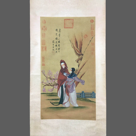 陳枚中堂仕女畫 - 九州墨閣