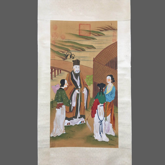 顧見龍中堂人物畫 - 九州墨閣