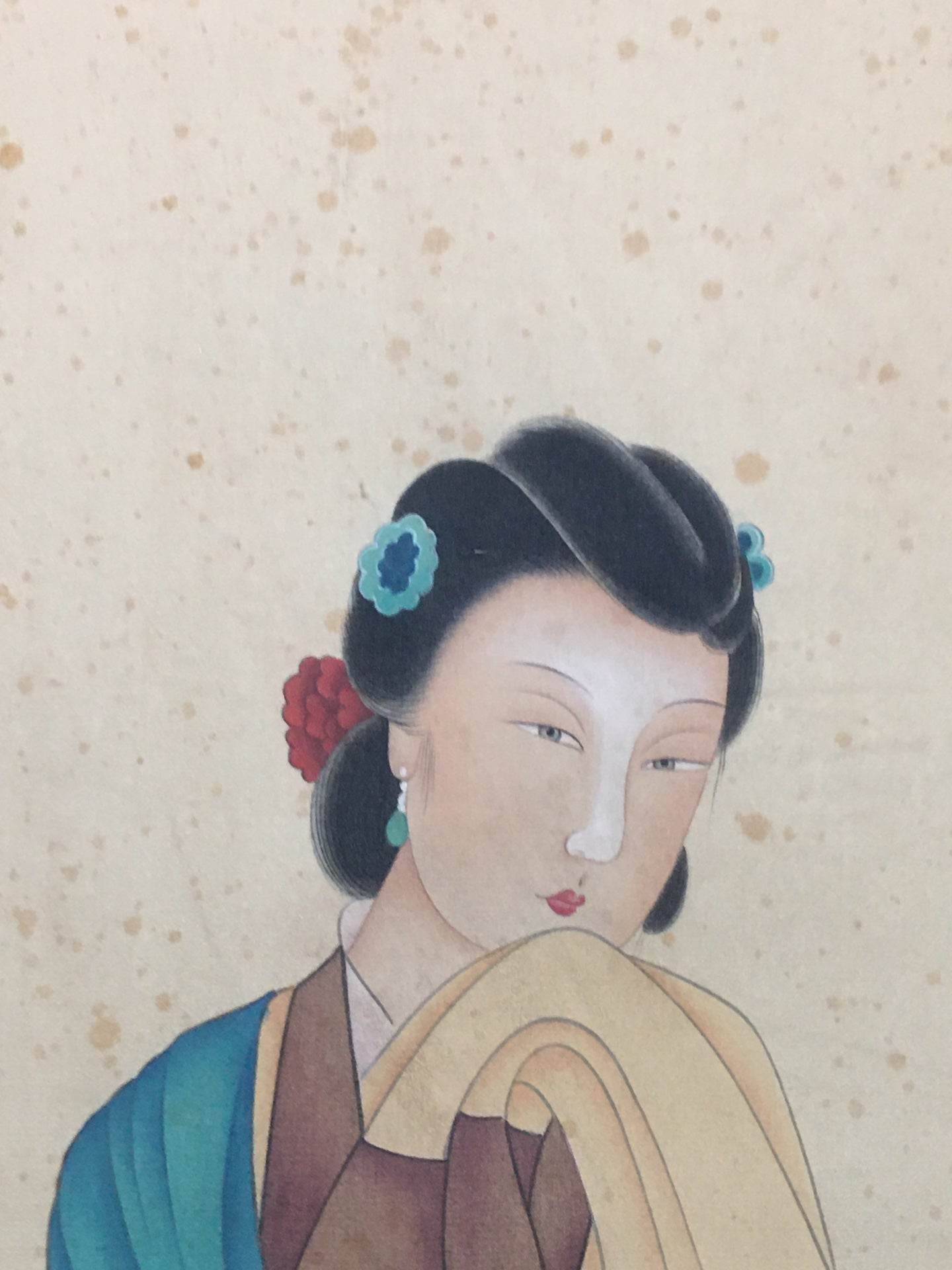 張大千中堂仕女畫 - 九州墨閣