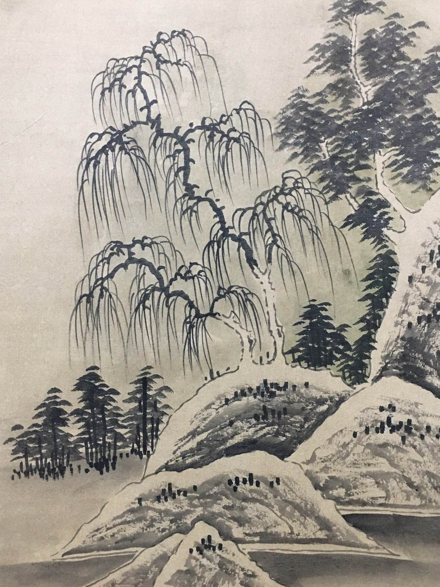 齊白石四條屏山水畫 - 九州墨閣