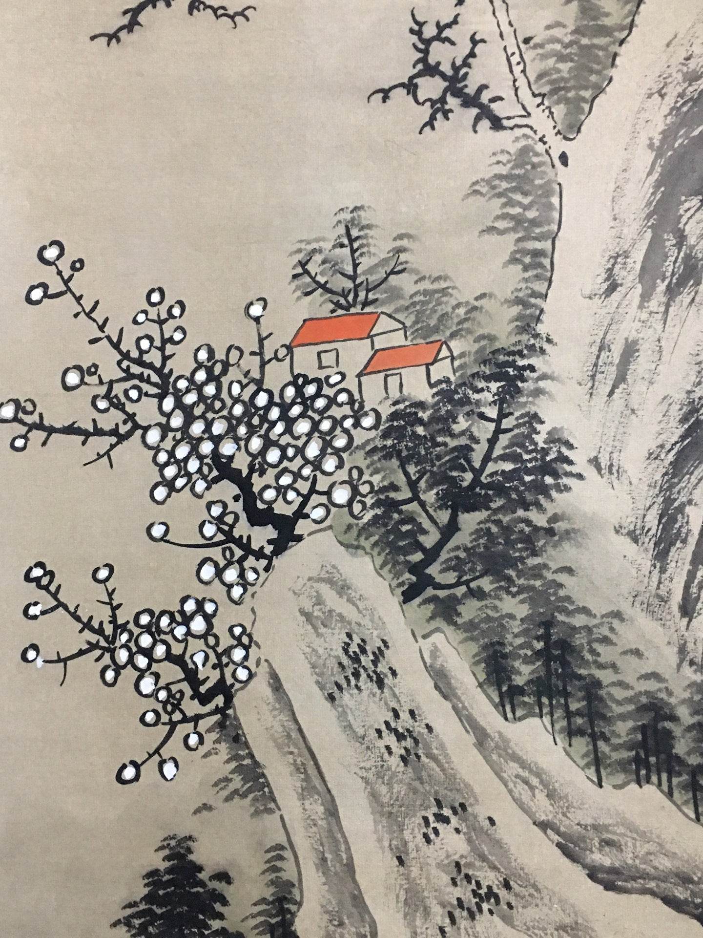 齊白石四條屏山水畫 - 九州墨閣