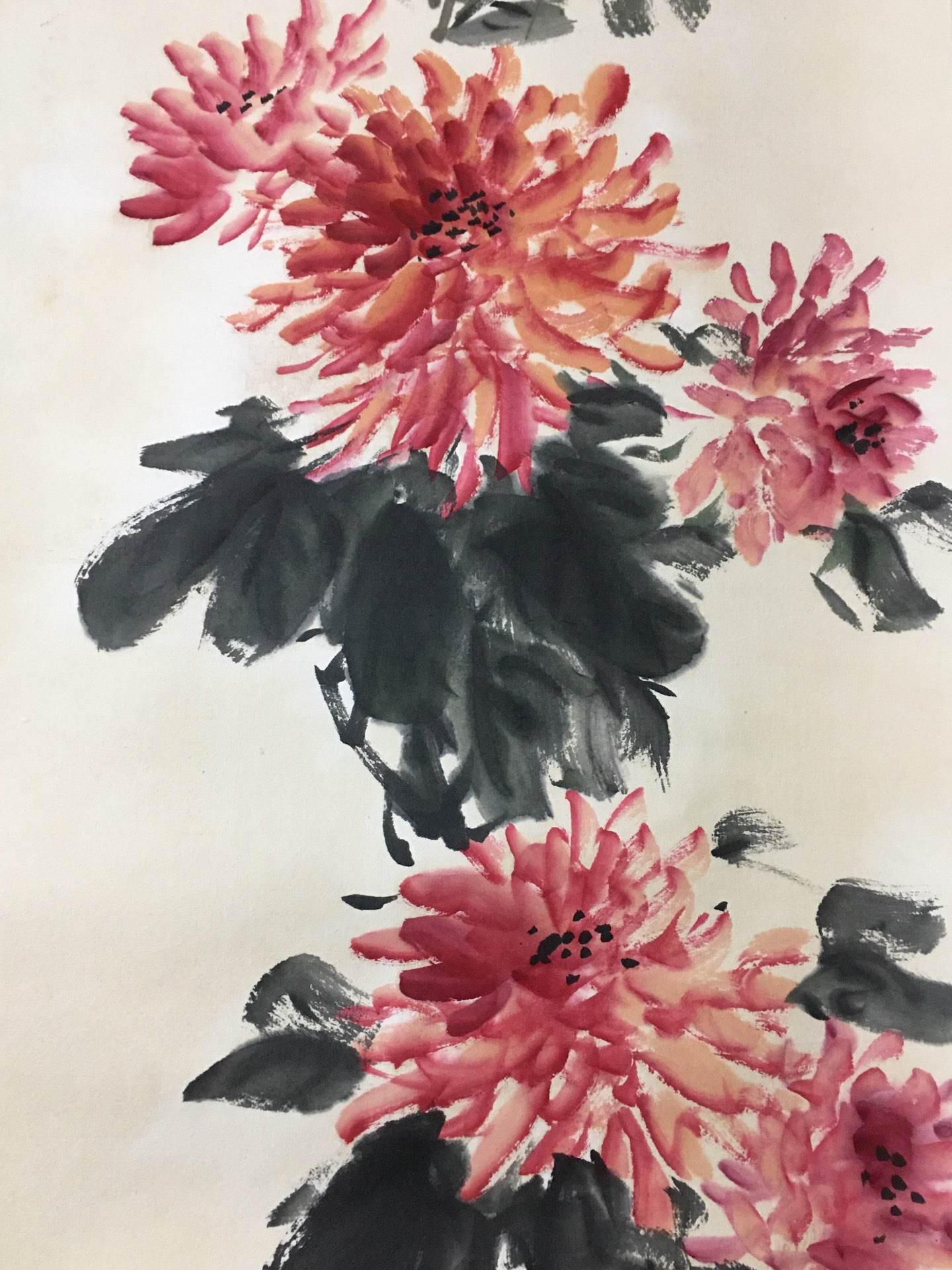 啟功四條屏【梅蘭竹菊】 - 九州墨閣