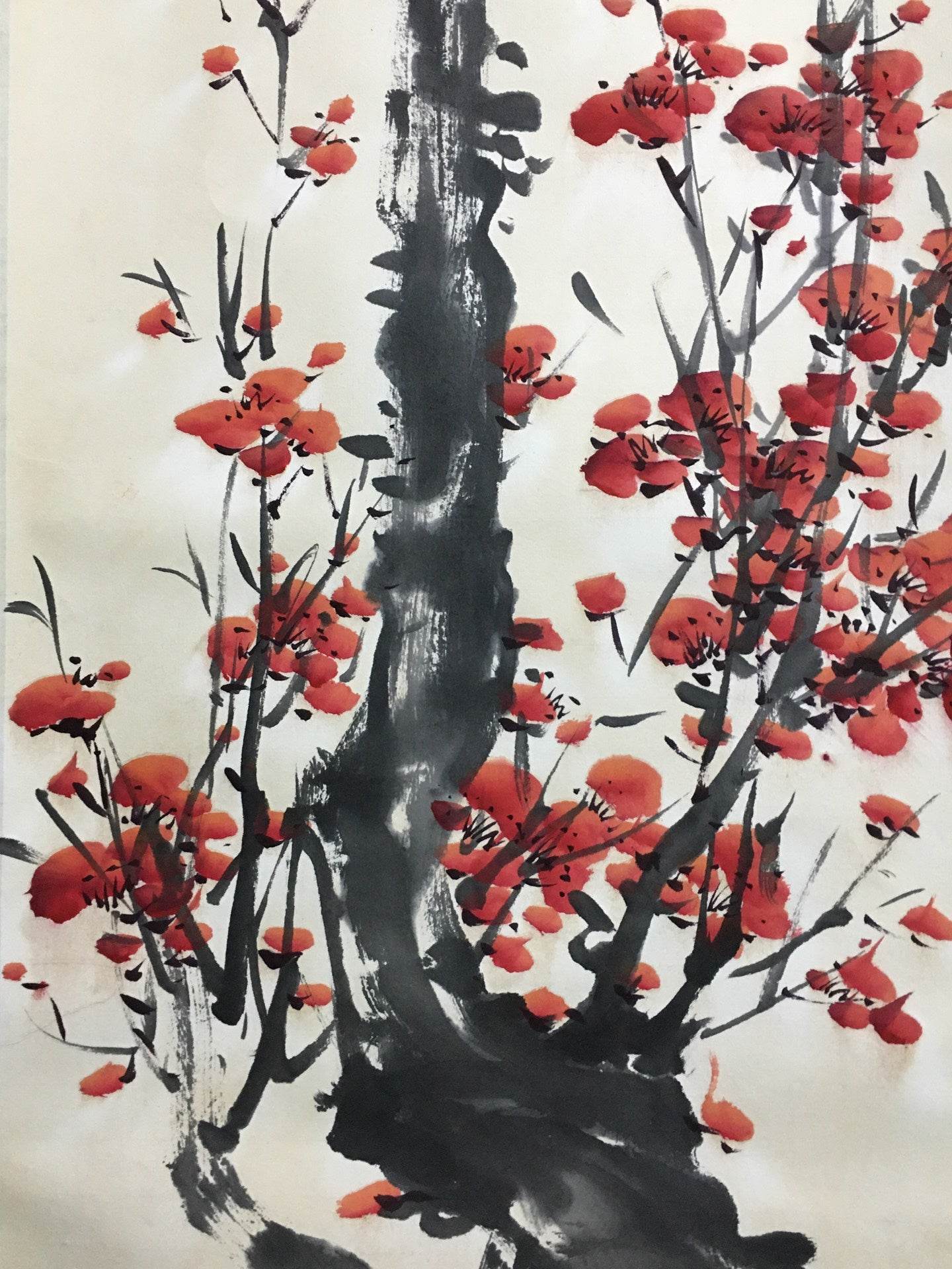 啟功四條屏【梅蘭竹菊】 - 九州墨閣