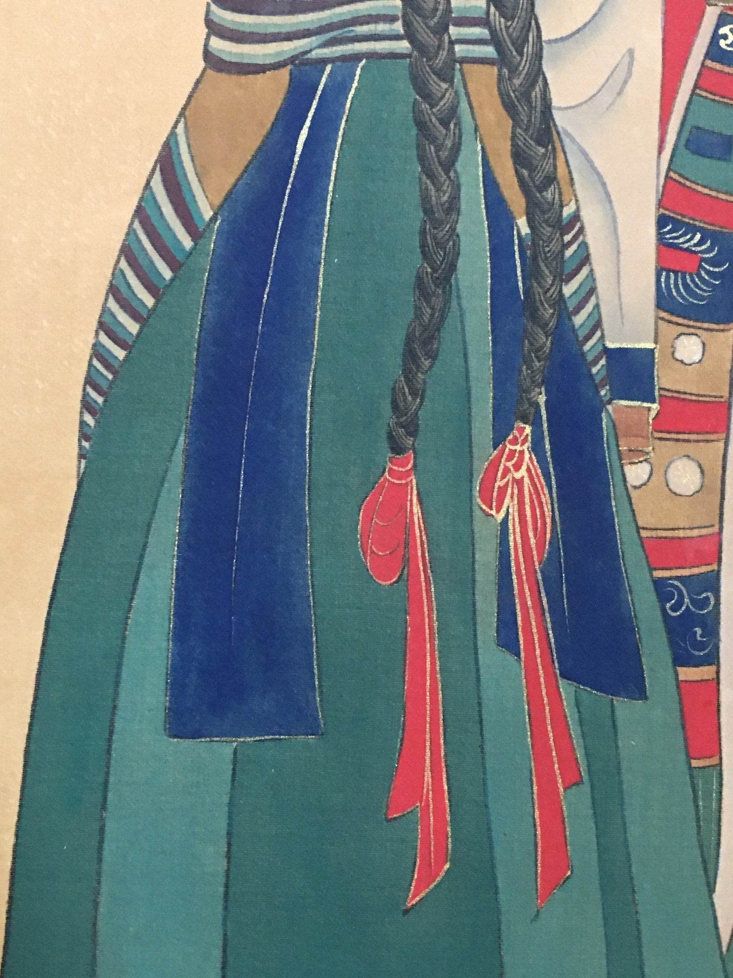 張大千中堂仕女畫 - 九州墨閣