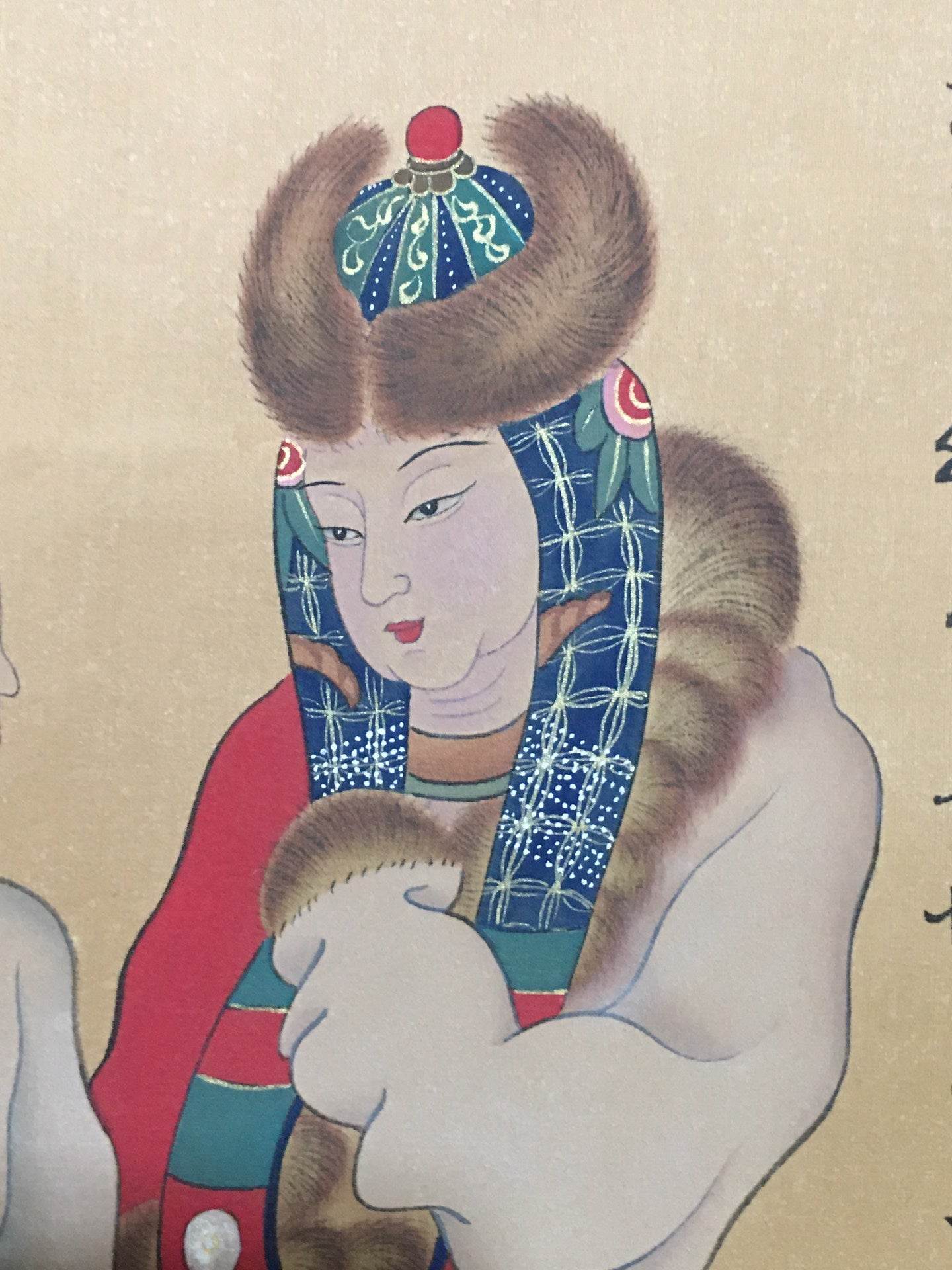 張大千中堂仕女畫 - 九州墨閣
