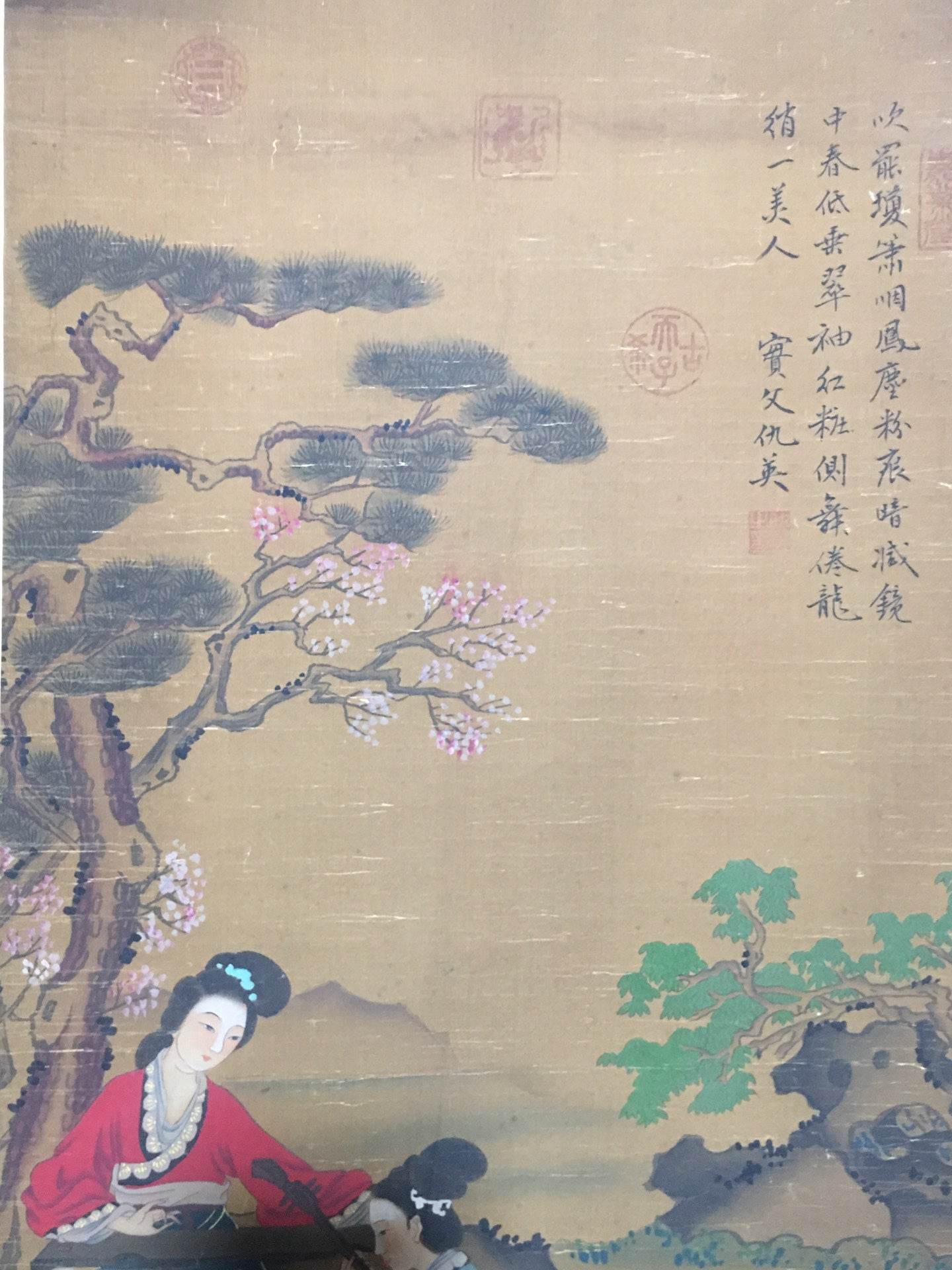 仇英中堂仕女畫 - 九州墨閣