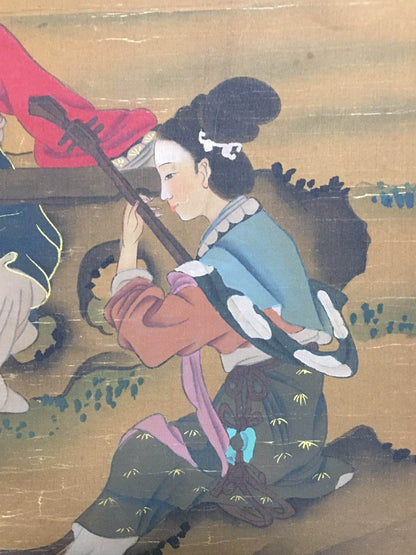 仇英中堂仕女畫 - 九州墨閣