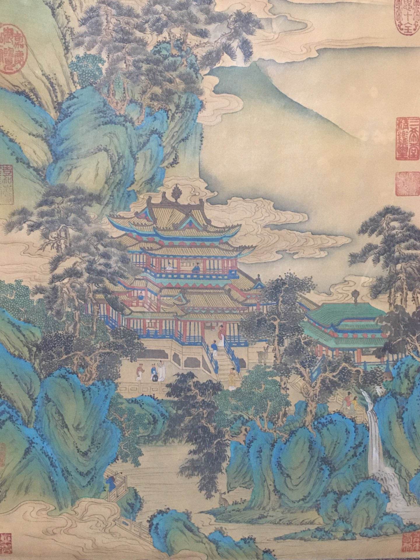 劉松年中堂山水畫 - 九州墨閣