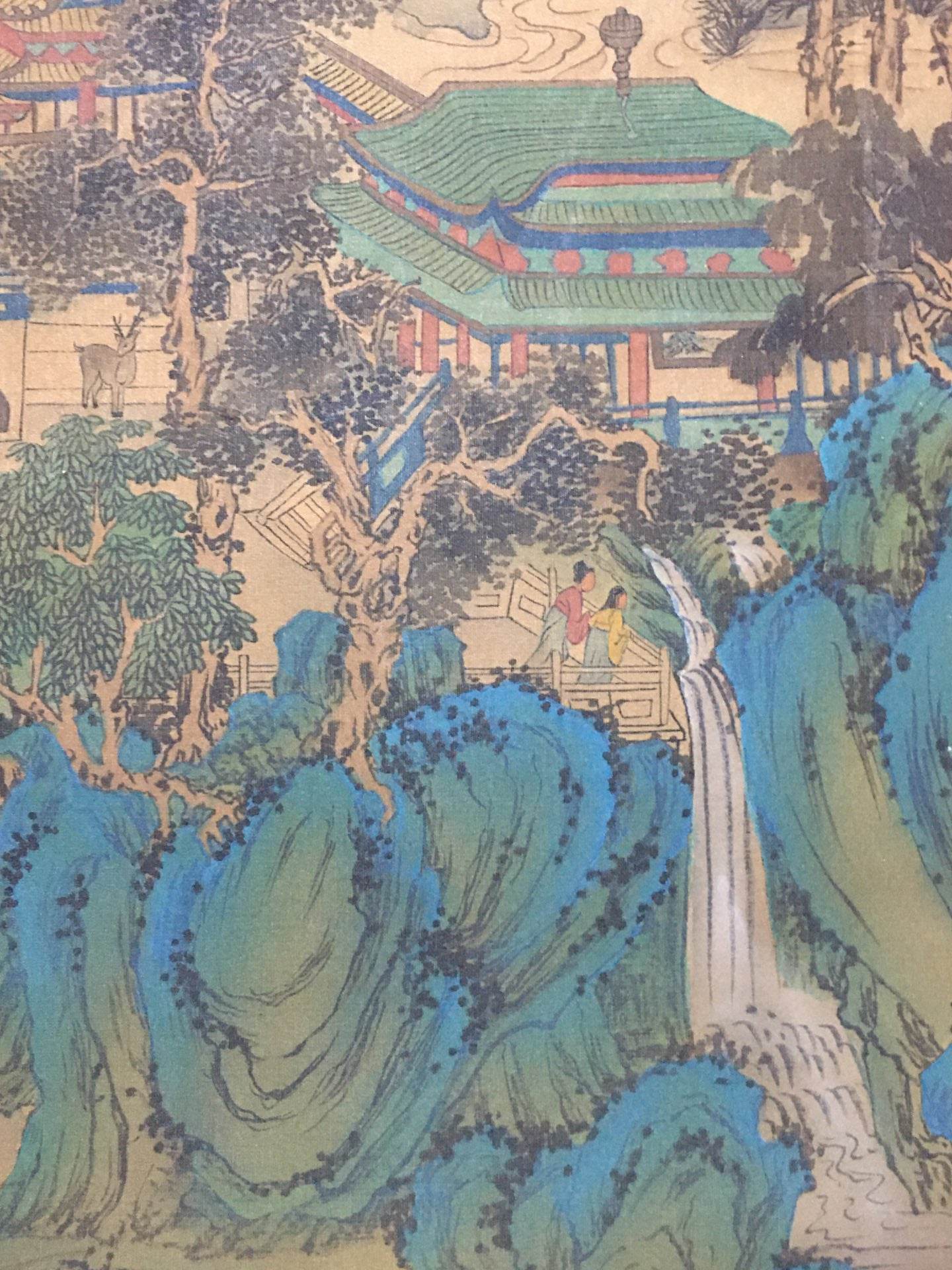 劉松年中堂山水畫 - 九州墨閣
