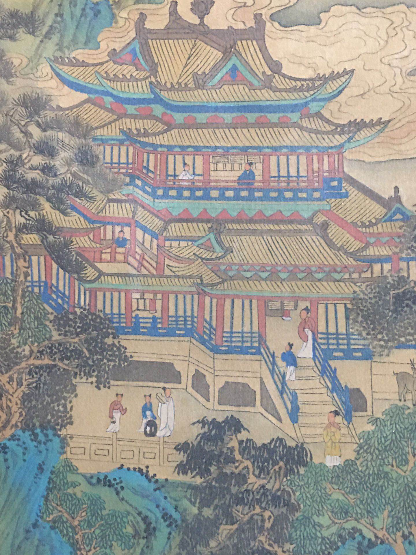 劉松年中堂山水畫 - 九州墨閣