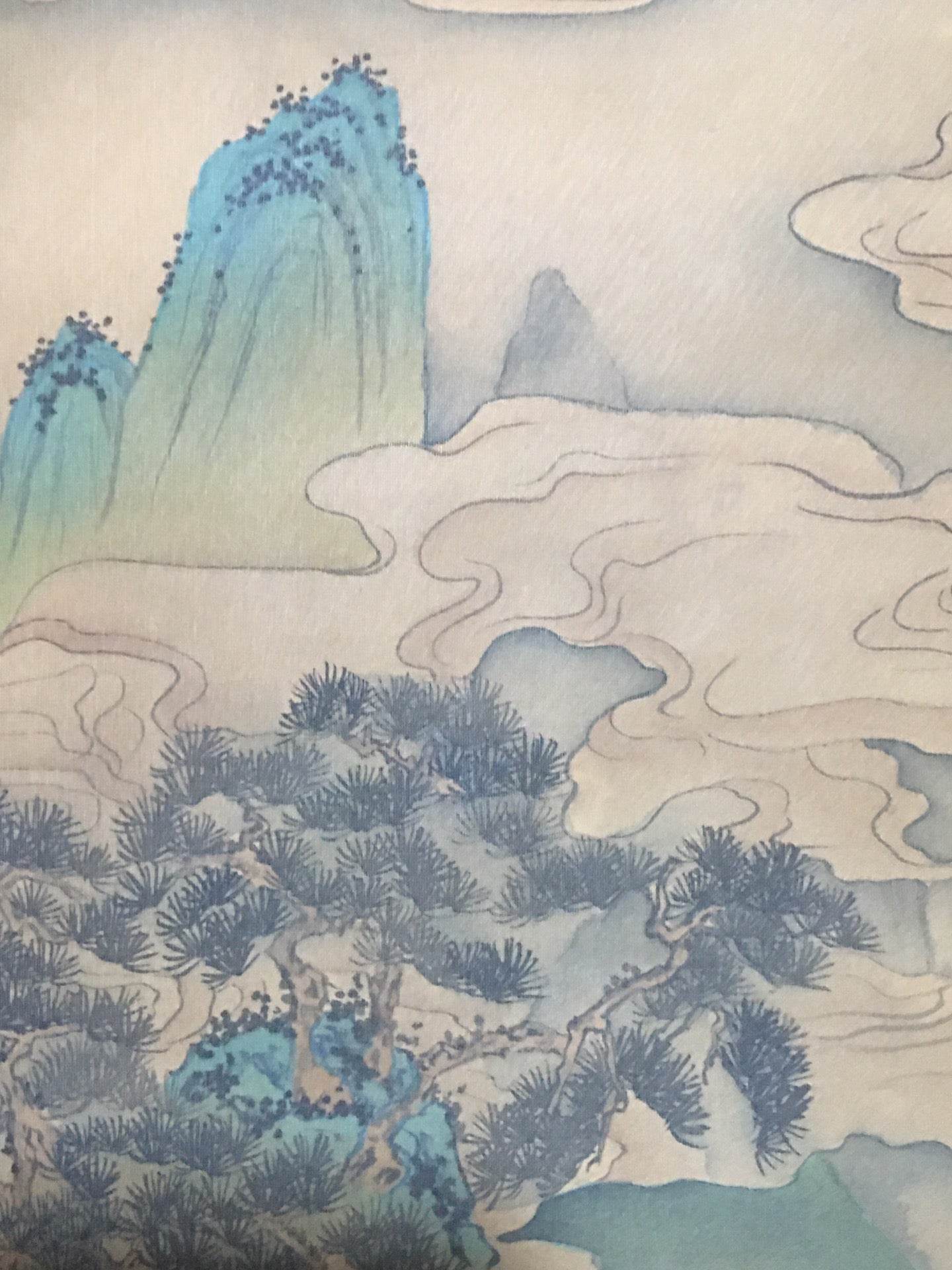 劉松年中堂山水畫 - 九州墨閣