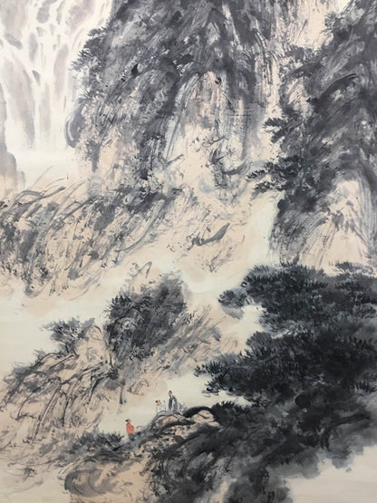傅抱石中堂山水畫 - 九州墨閣