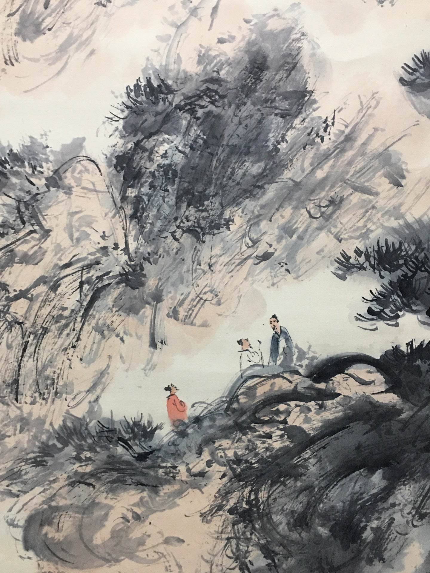 傅抱石中堂山水畫 - 九州墨閣