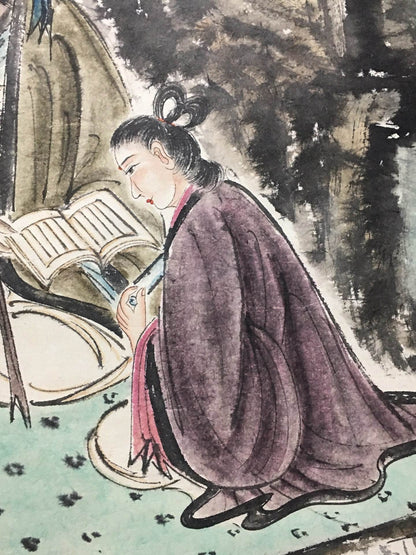 傅抱石中堂人物畫 - 九州墨閣