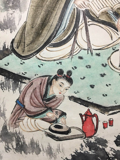 傅抱石中堂人物畫 - 九州墨閣