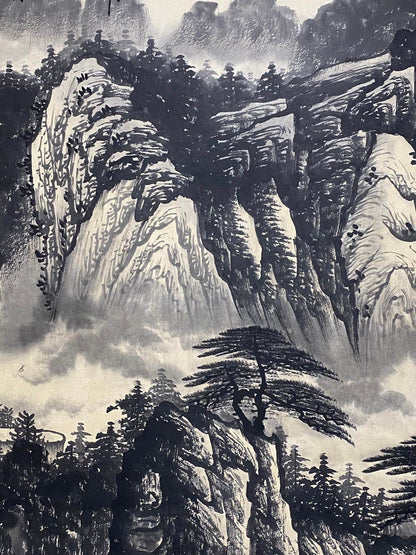 傅抱石橫幅山水畫 - 九州墨閣