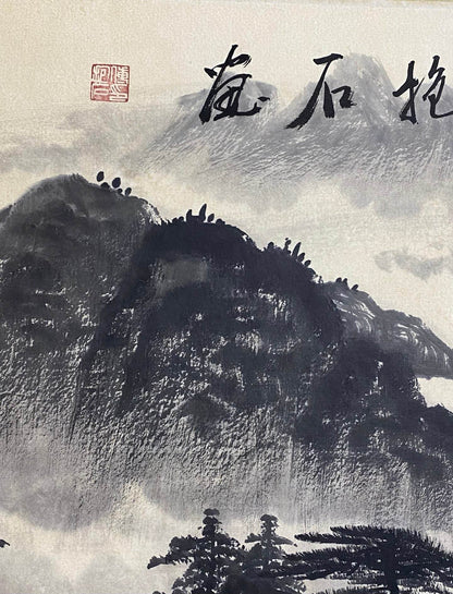 傅抱石橫幅山水畫 - 九州墨閣