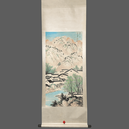 吳冠中中堂山水畫 - 九州墨閣
