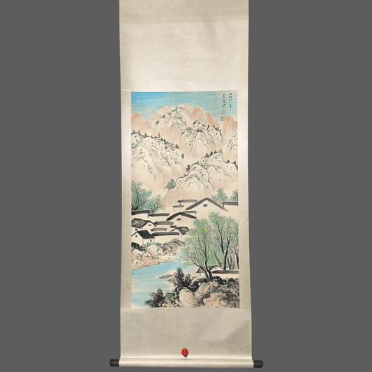 吳冠中中堂山水畫 - 九州墨閣