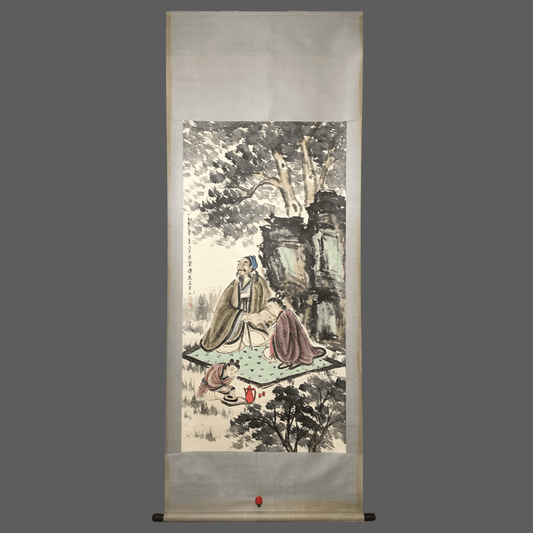 傅抱石中堂人物畫 - 九州墨閣