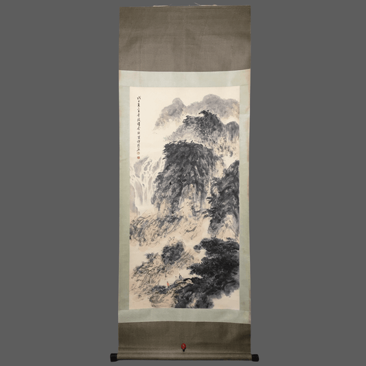 傅抱石中堂山水畫 - 九州墨閣