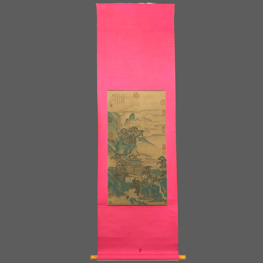 劉松年中堂山水畫 - 九州墨閣