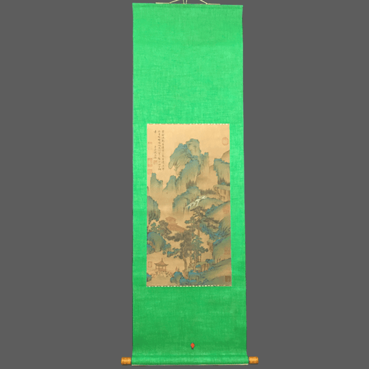 趙孟頫中堂山水畫 - 九州墨閣
