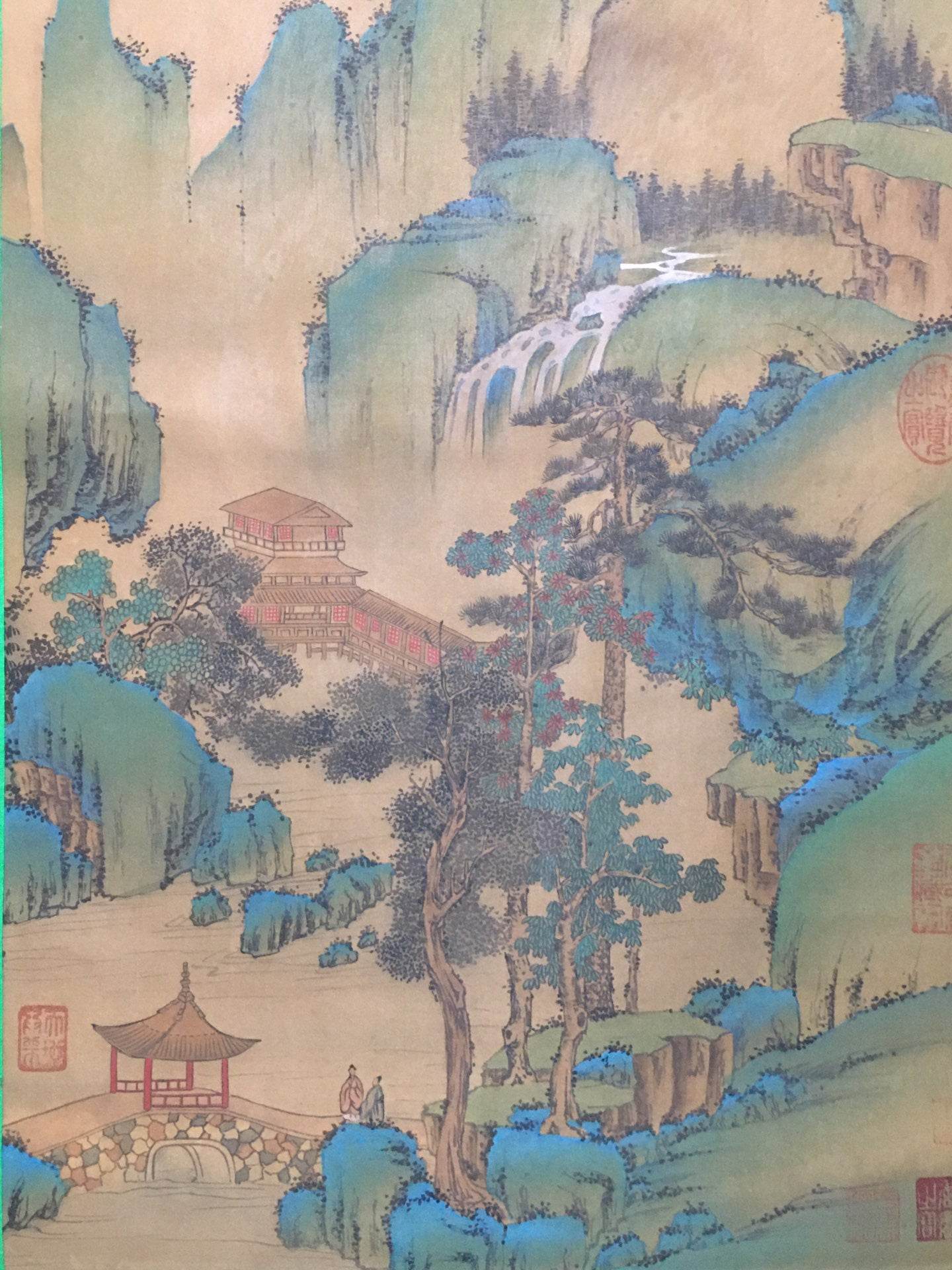 趙孟頫中堂山水畫 - 九州墨閣