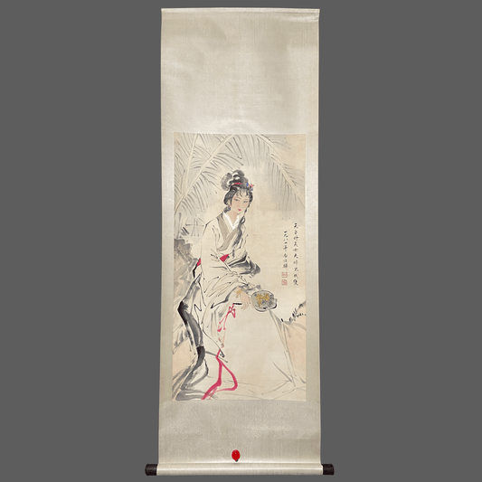 白伯驊中堂仕女畫 - 九州墨閣