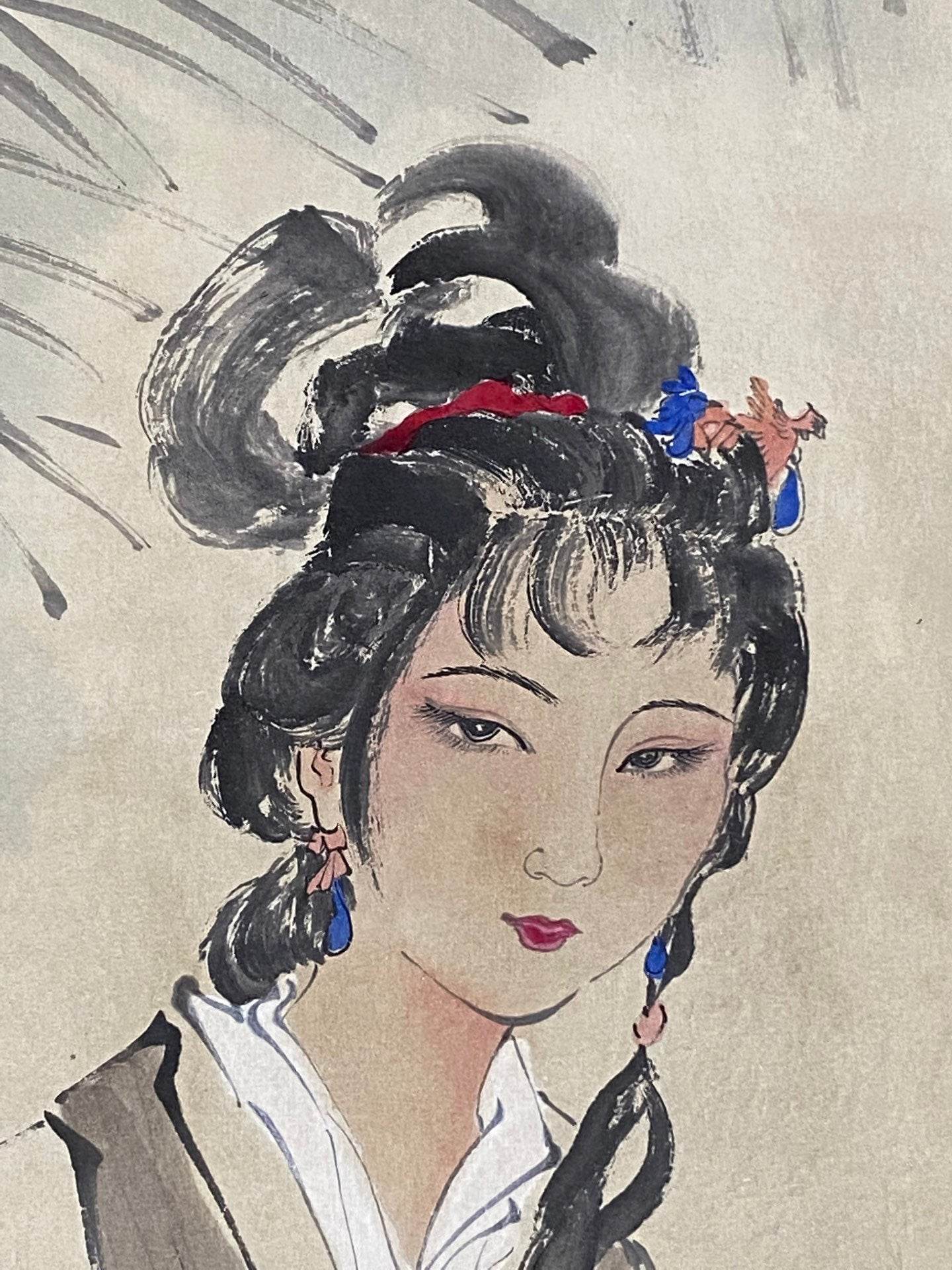 白伯驊中堂仕女畫 - 九州墨閣