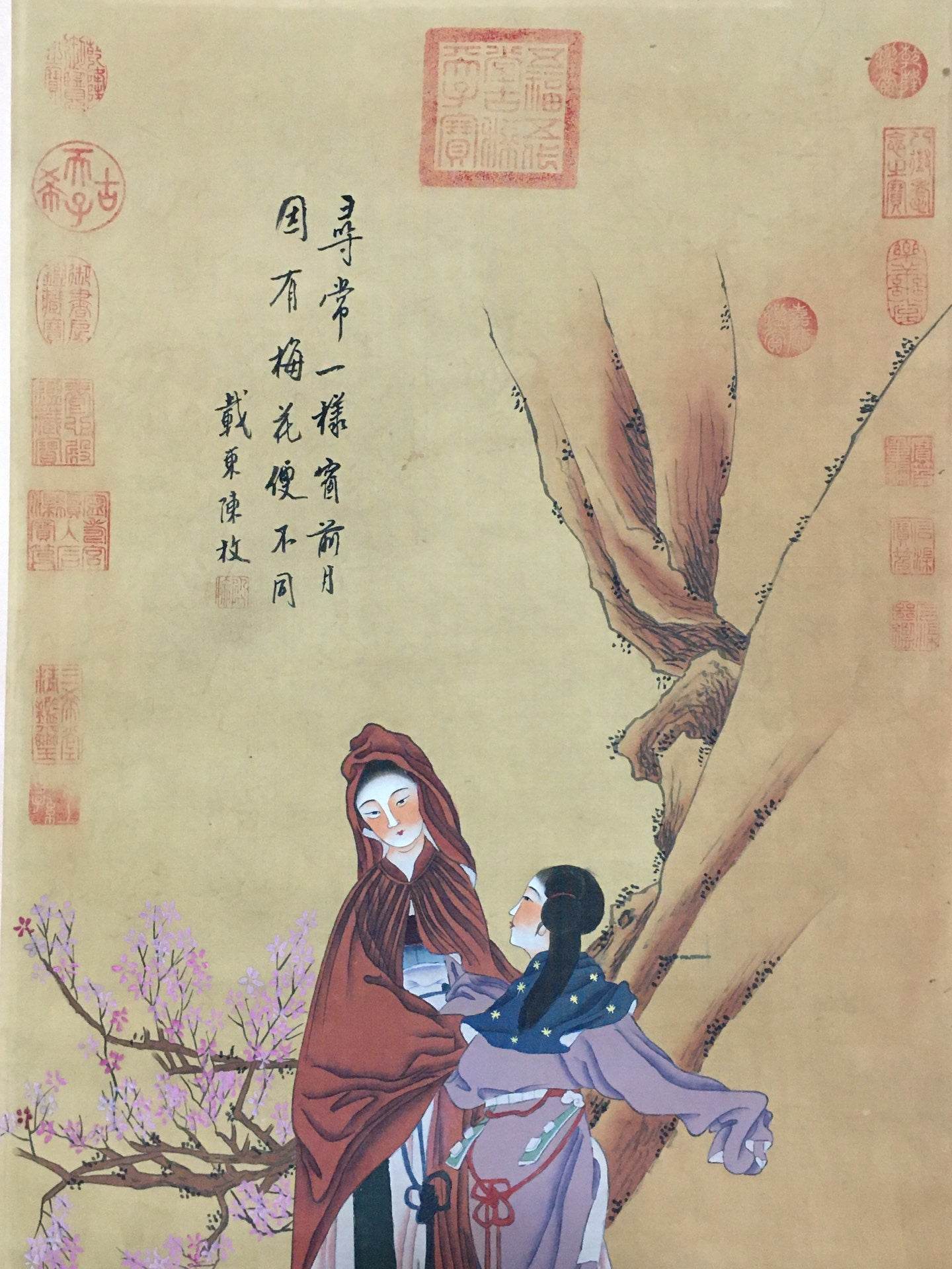 陳枚中堂仕女畫 - 九州墨閣