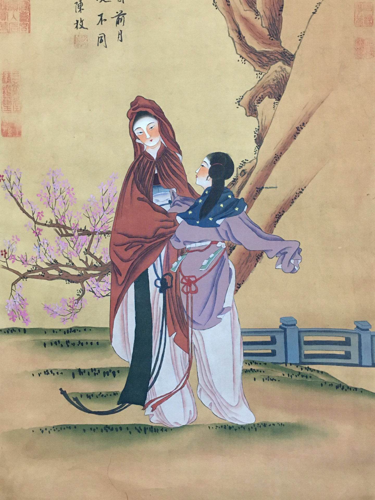 陳枚中堂仕女畫 - 九州墨閣