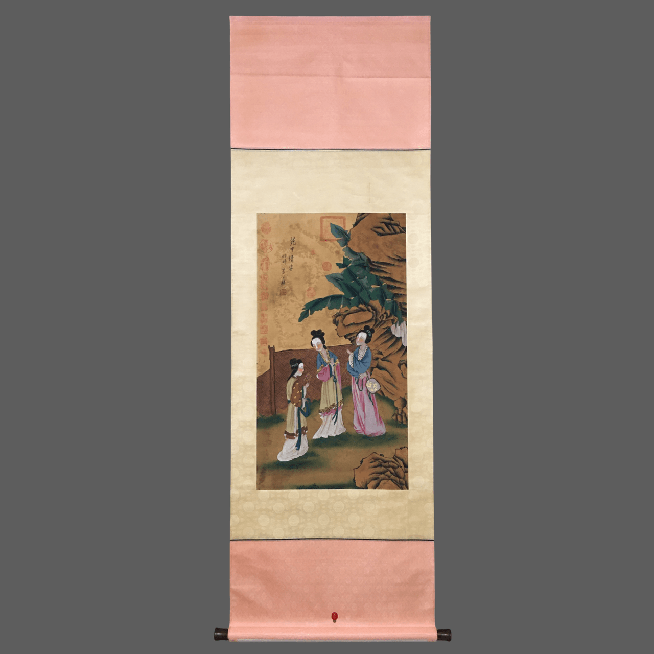 李公麟中堂人物畫 - 九州墨閣