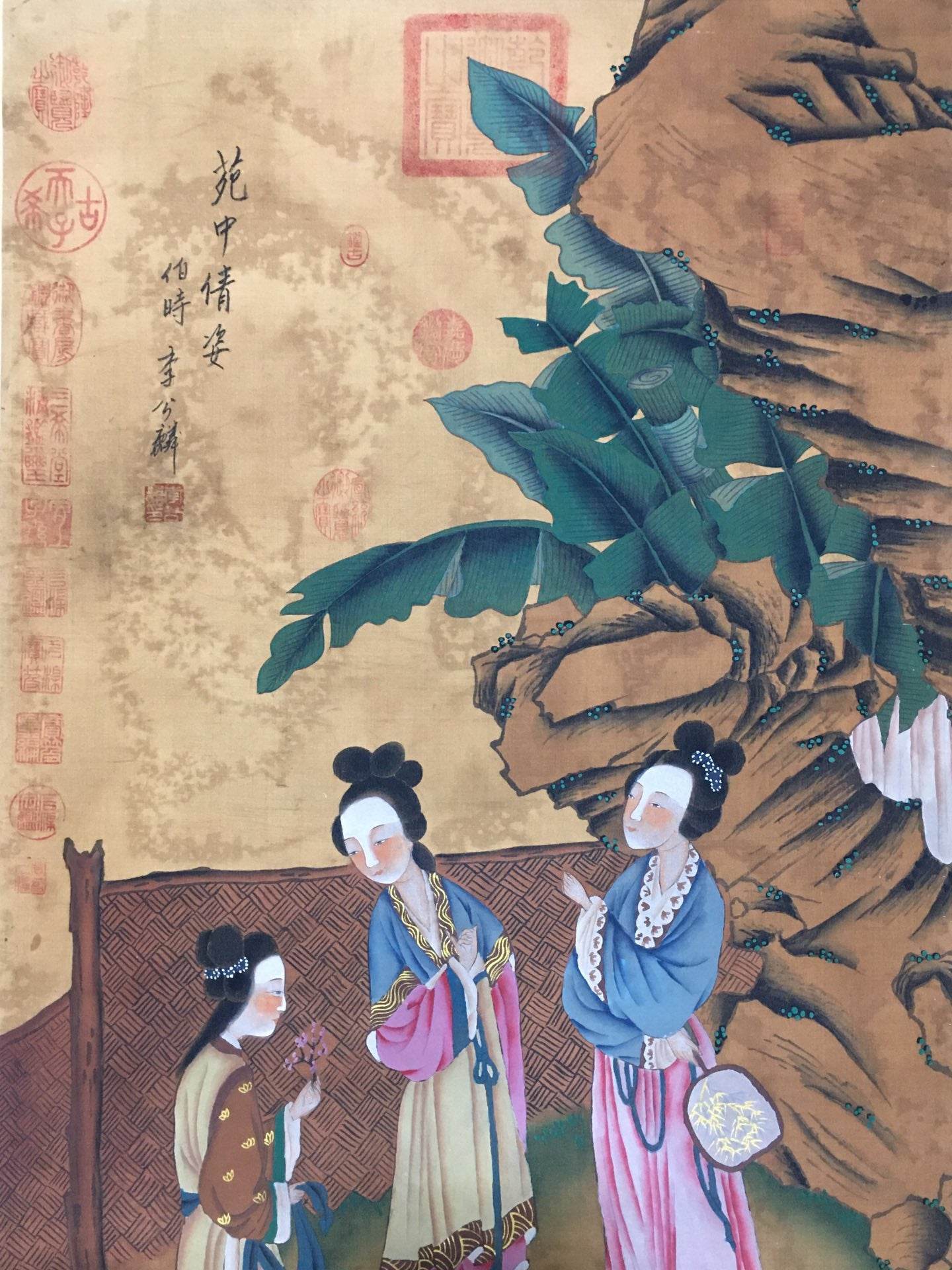 李公麟中堂人物畫 - 九州墨閣