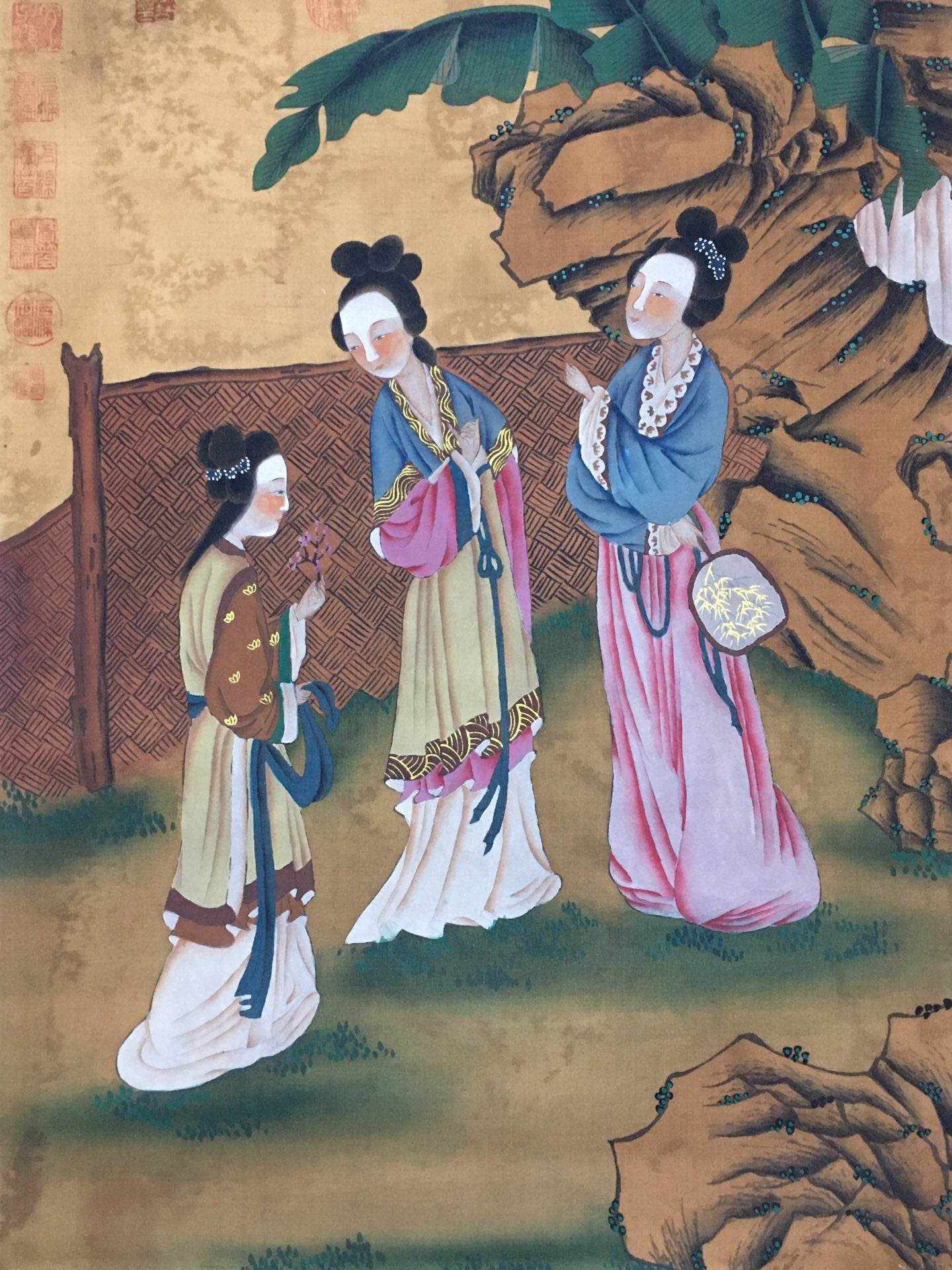 李公麟中堂人物畫 - 九州墨閣