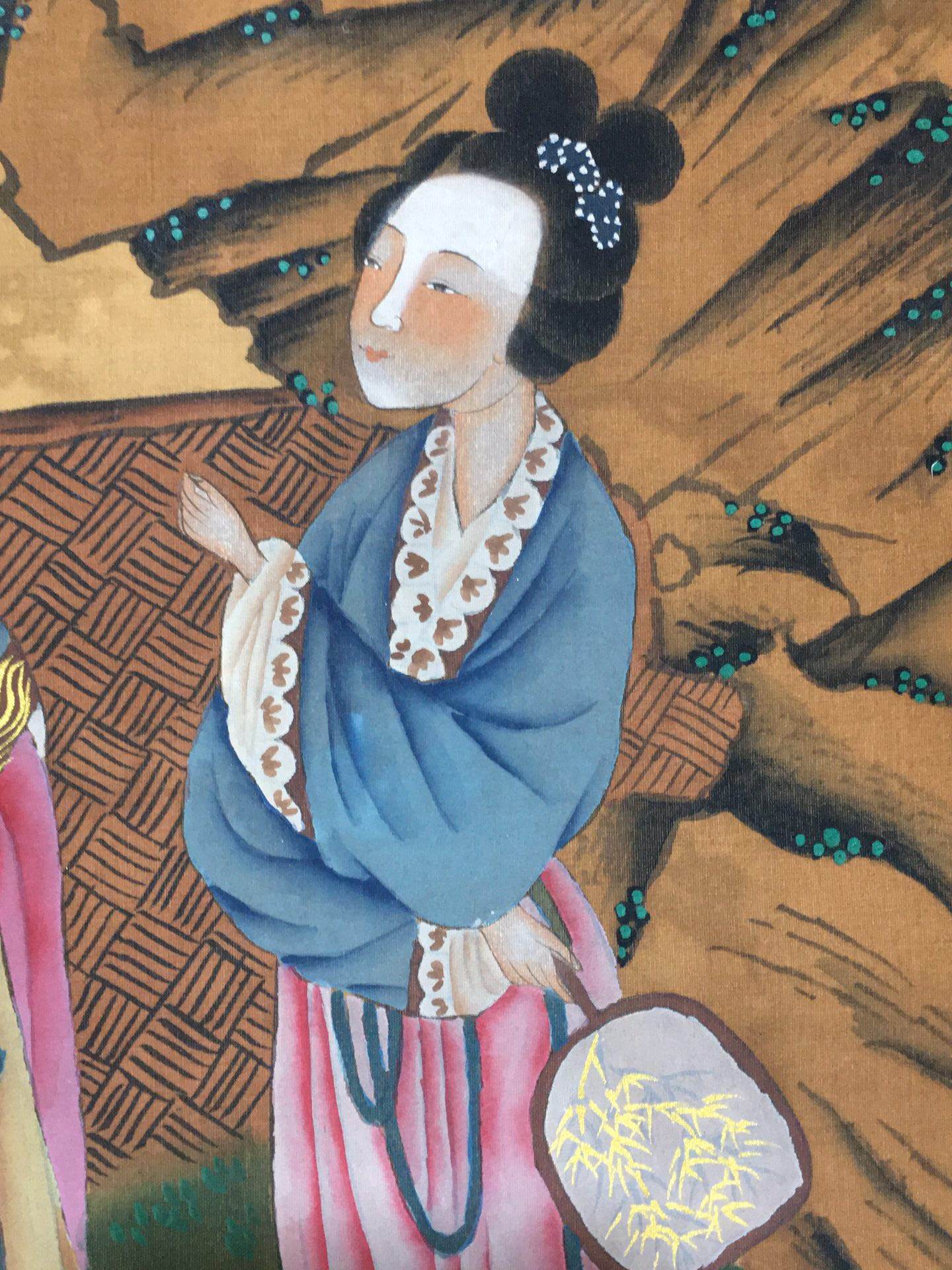 李公麟中堂人物畫 - 九州墨閣
