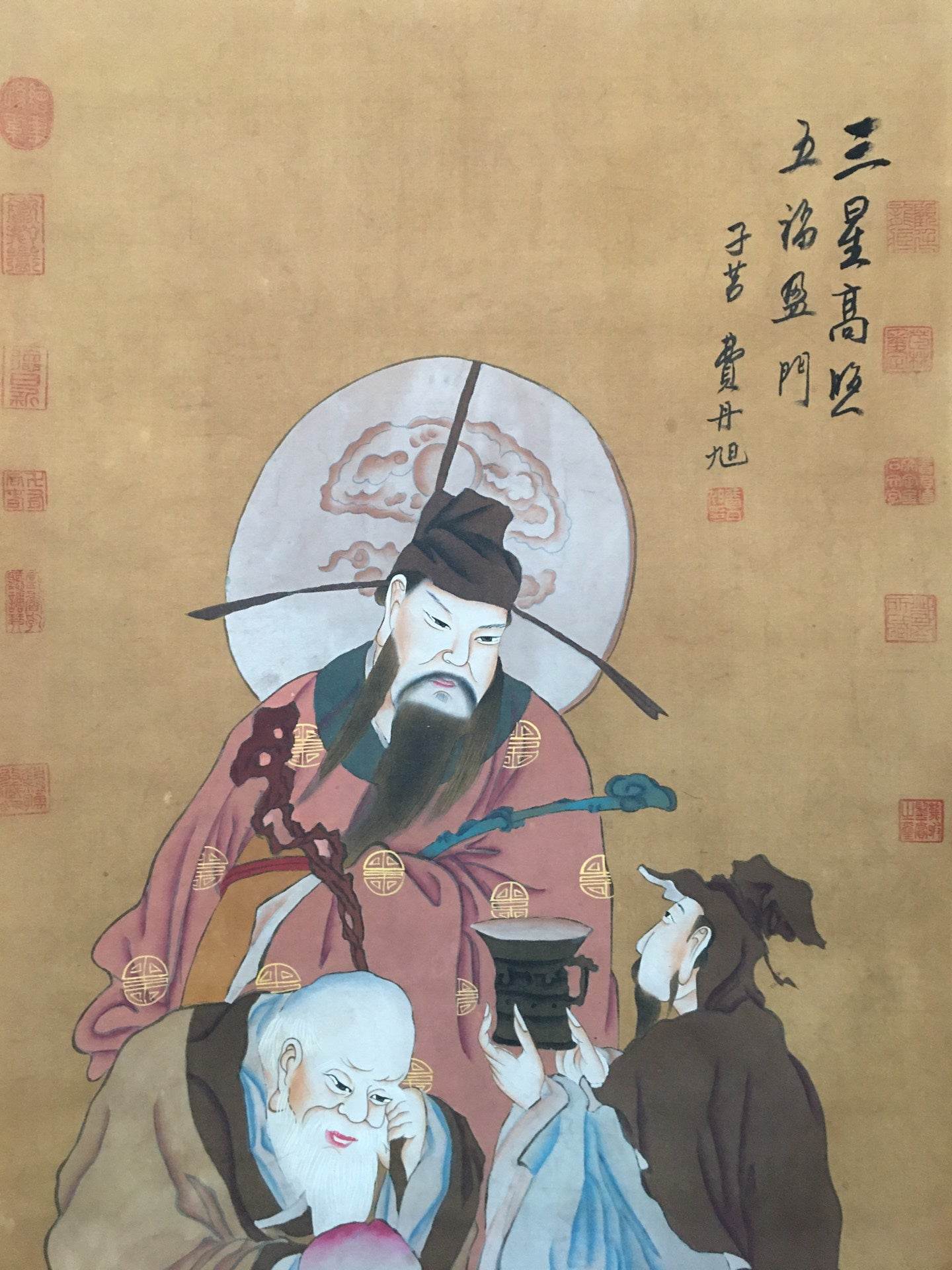 費丹旭中堂人物畫 - 九州墨閣