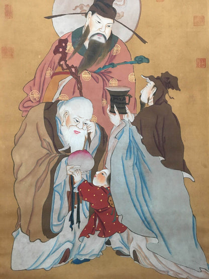 費丹旭中堂人物畫 - 九州墨閣