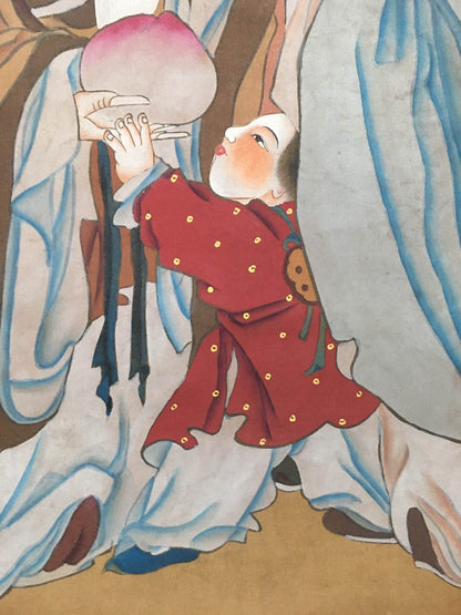 費丹旭中堂人物畫 - 九州墨閣