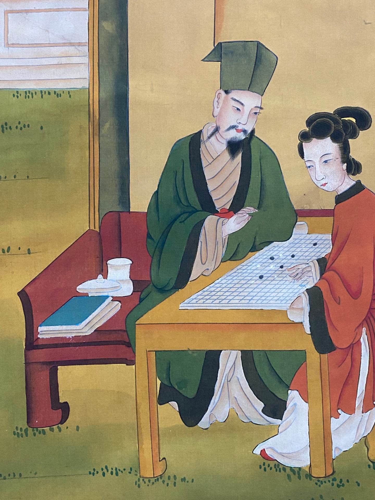 唐寅中堂人物畫 - 九州墨閣