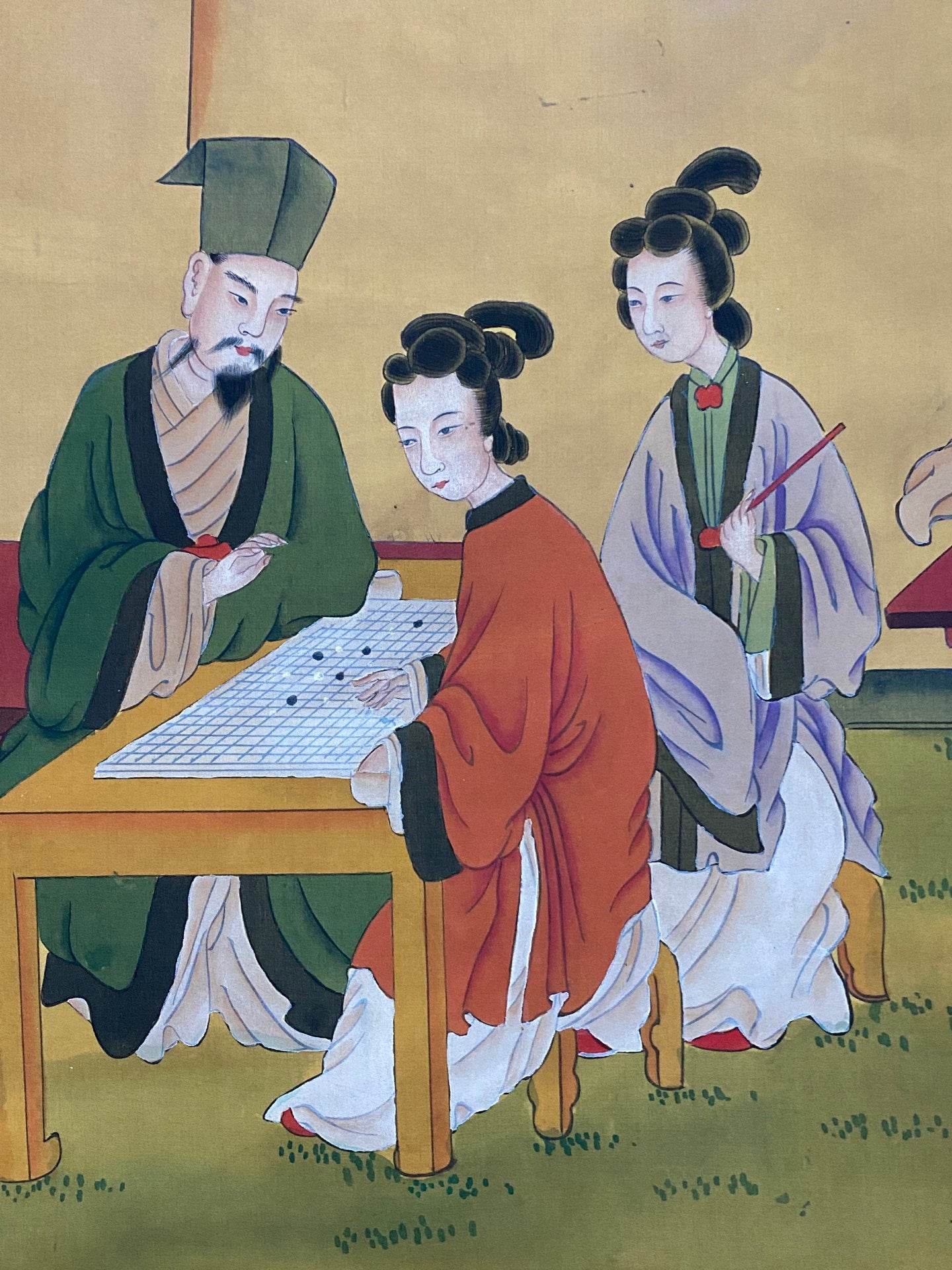 唐寅中堂人物畫 - 九州墨閣