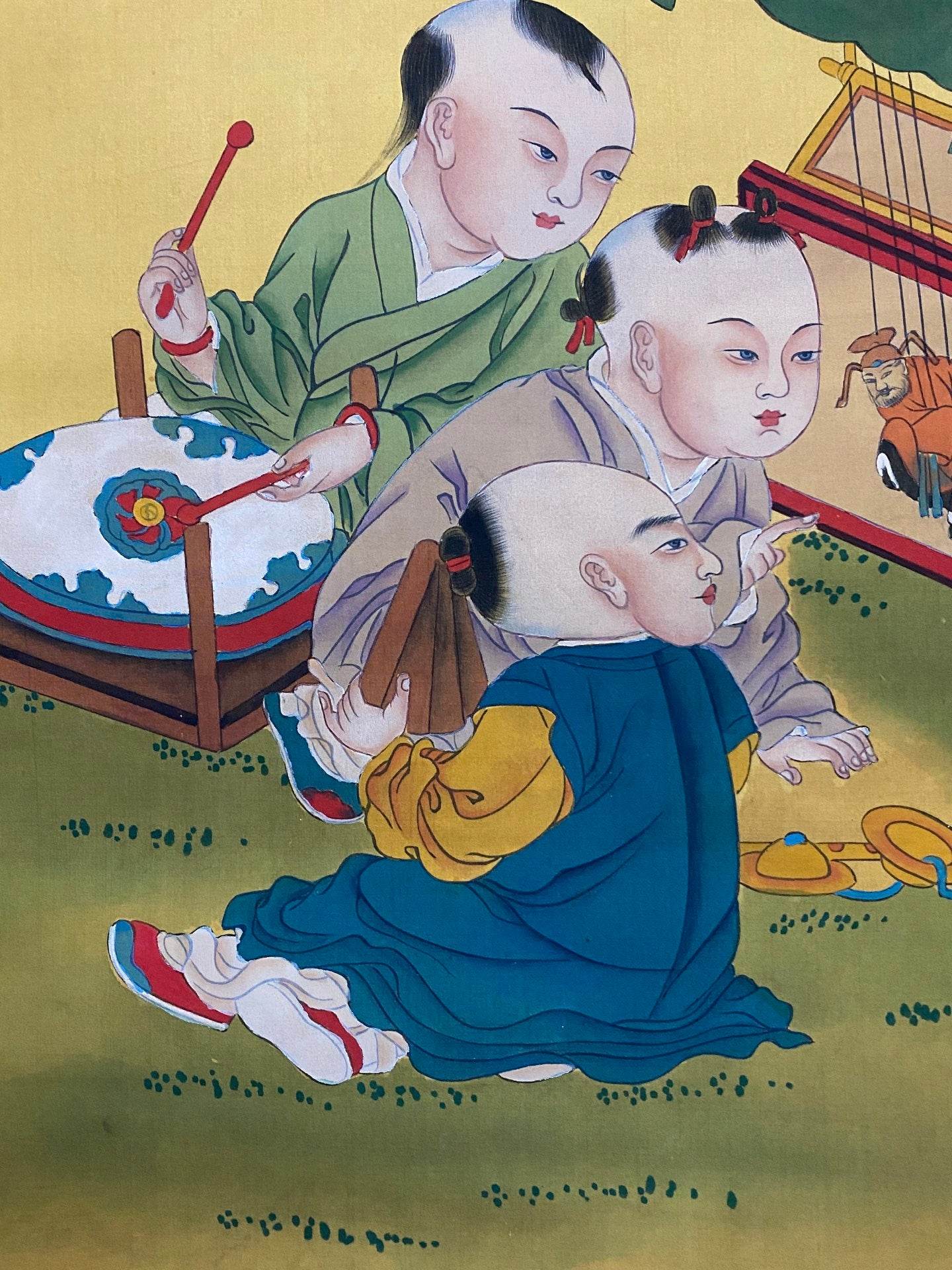 蘇漢臣中堂人物畫 - 九州墨閣
