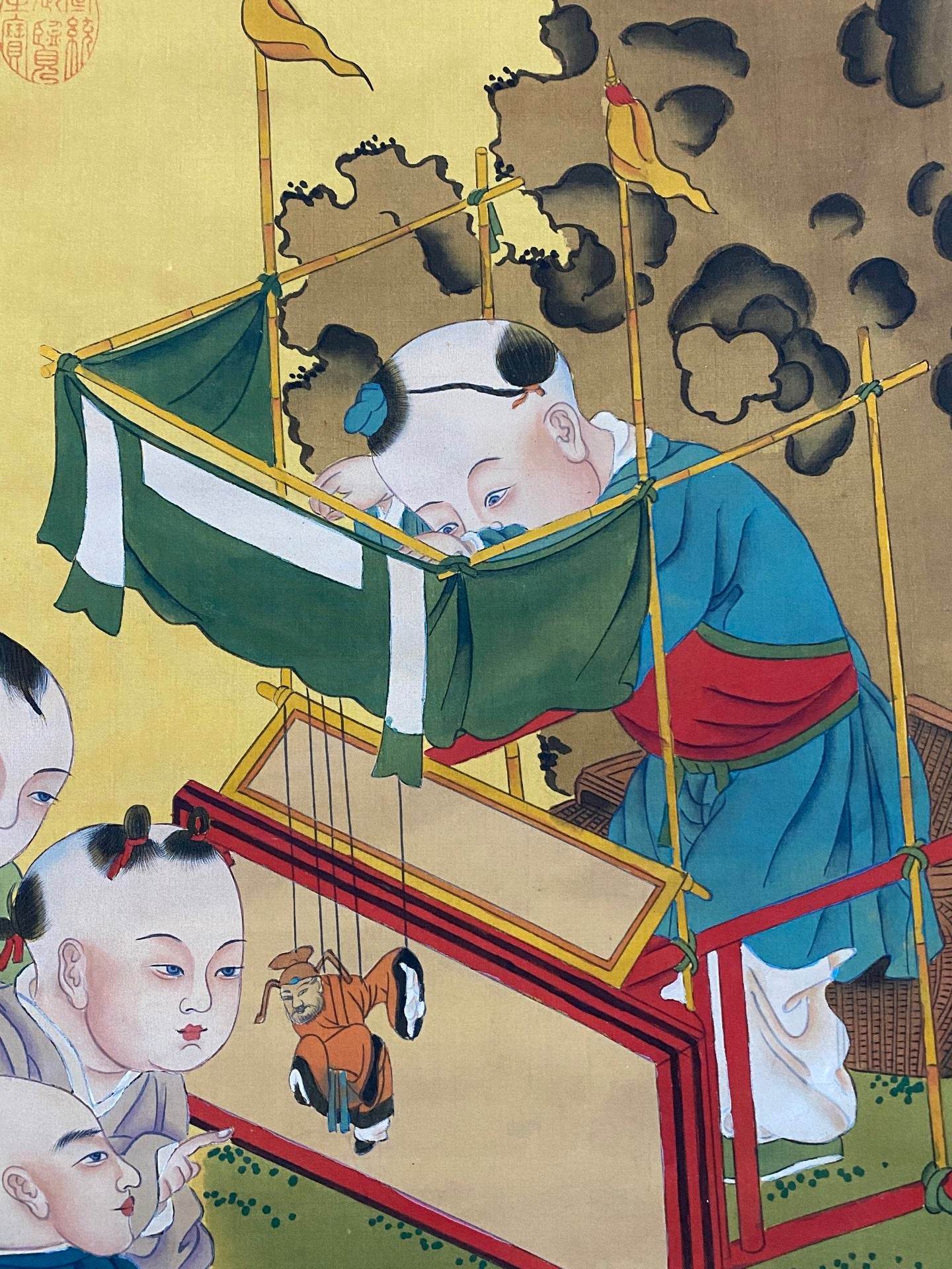蘇漢臣中堂人物畫 - 九州墨閣