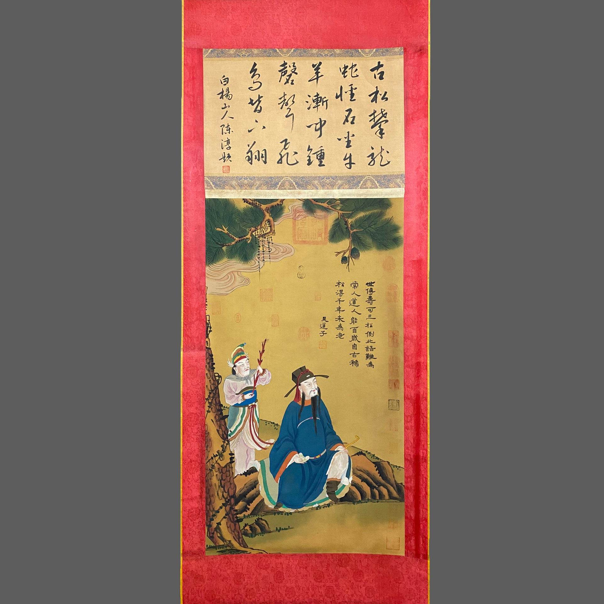 吳道子中堂人物畫 - 九州墨閣