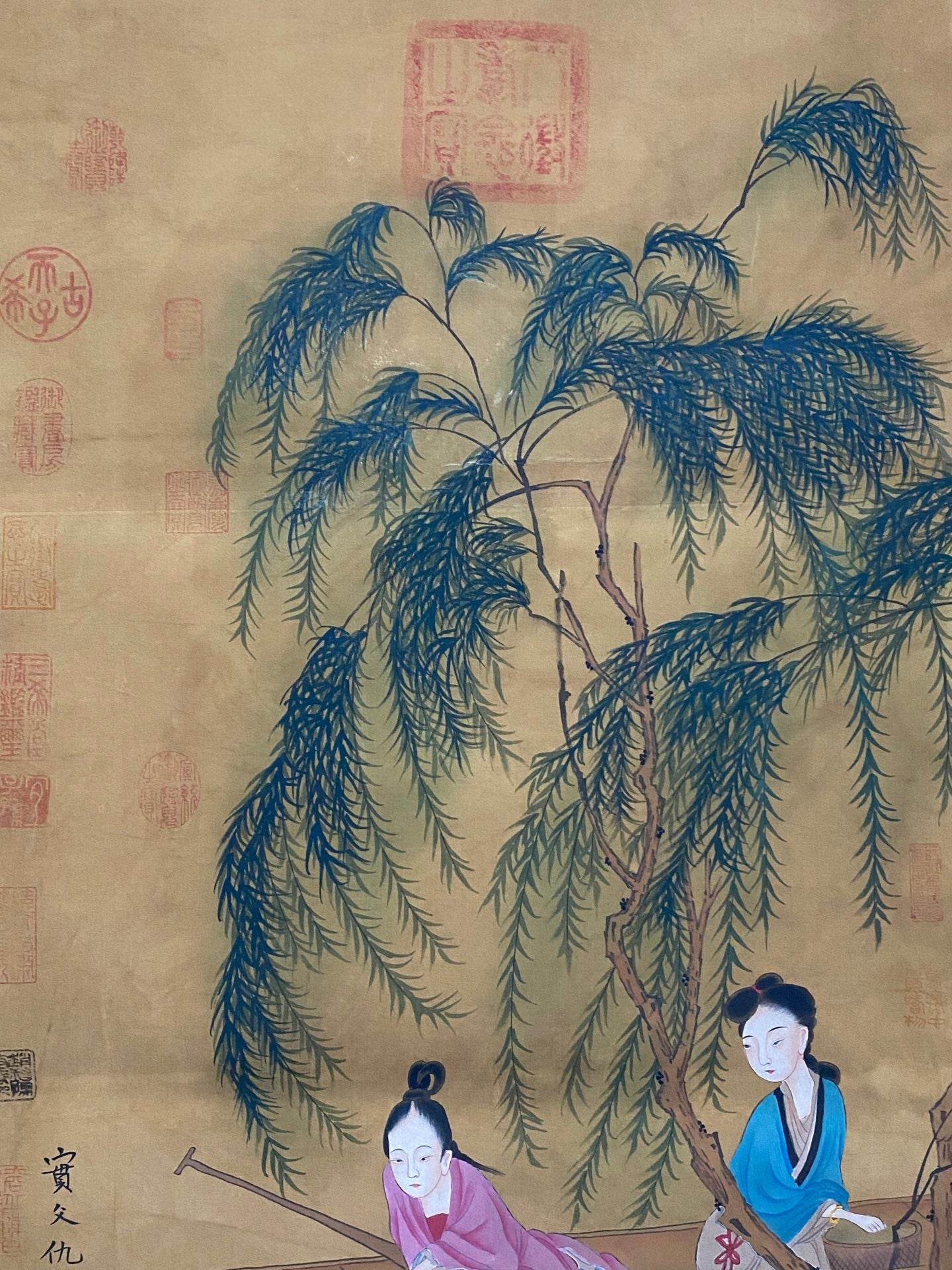 仇英中堂人物畫 - 九州墨閣