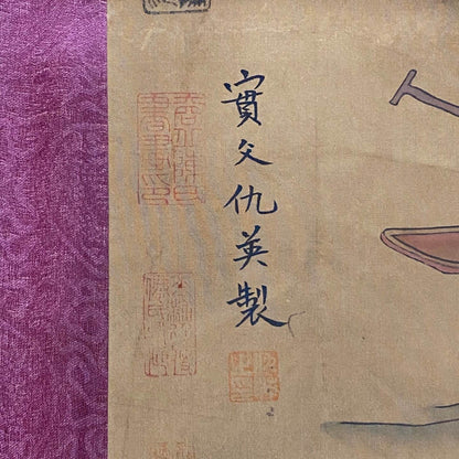 仇英中堂人物畫 - 九州墨閣