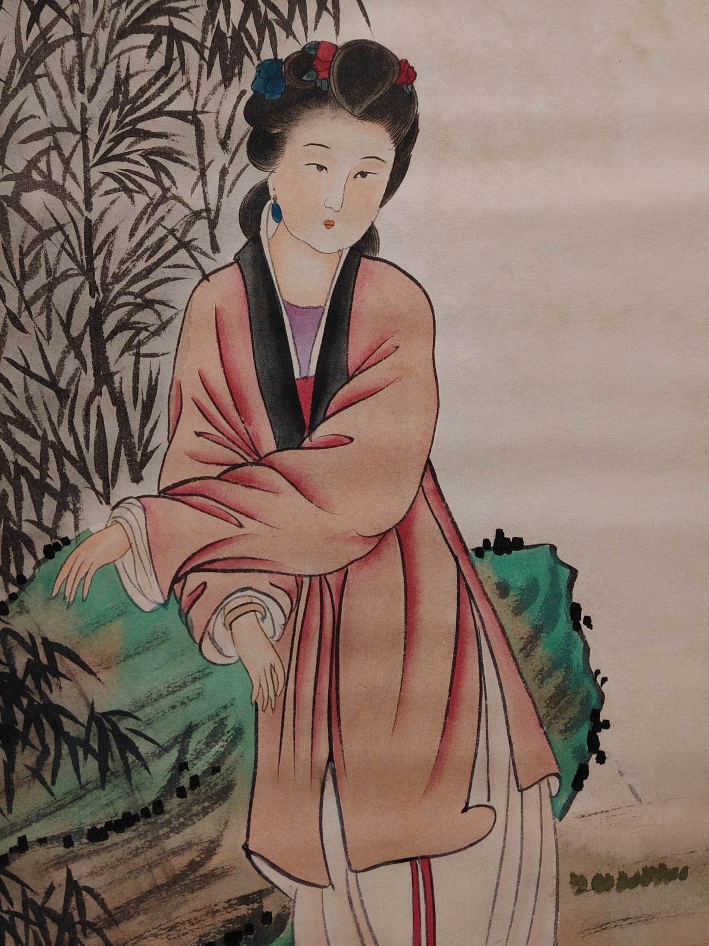 張大千八條屏人物畫 - 九州墨閣