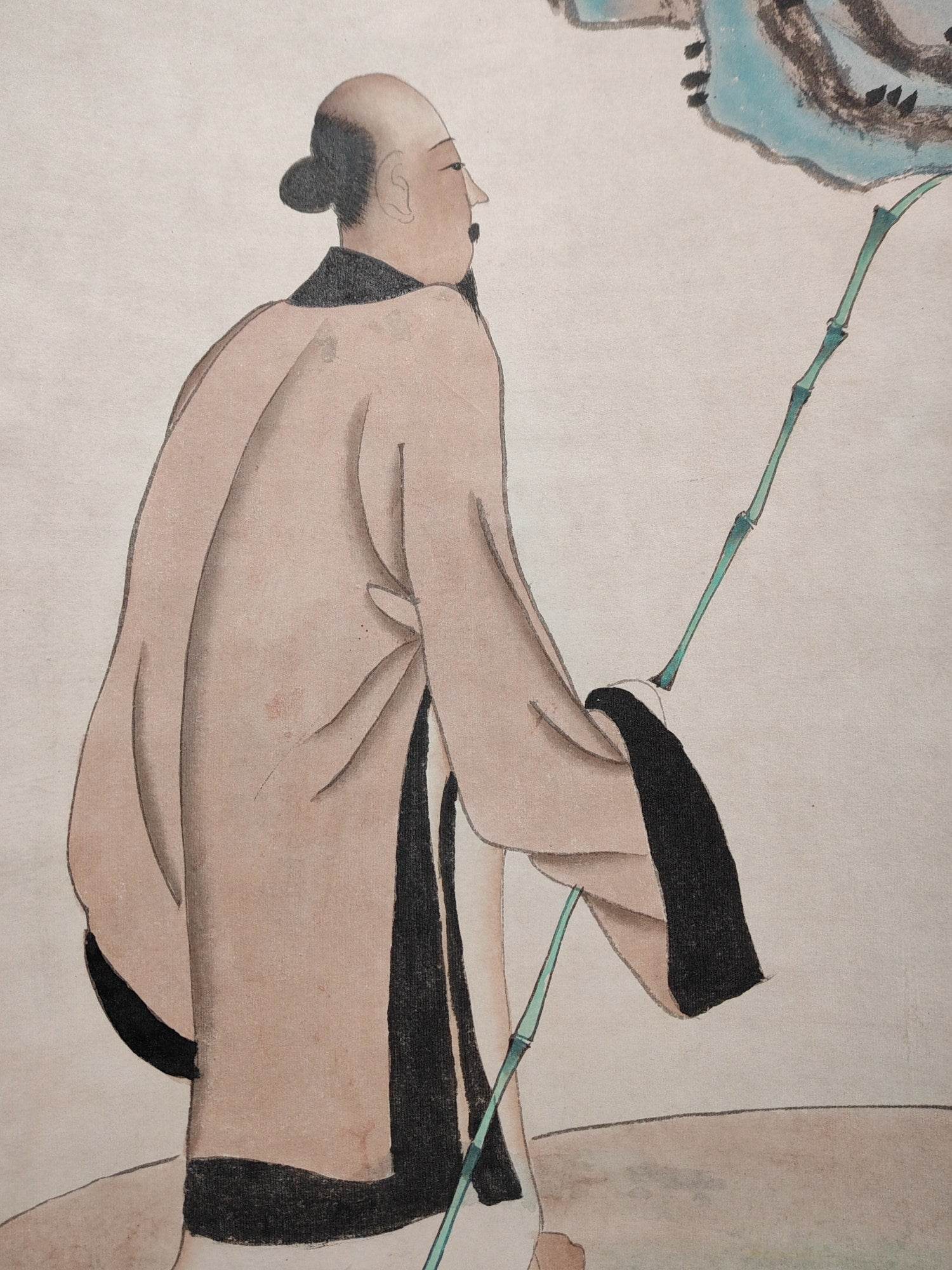 張大千八條屏人物畫 - 九州墨閣